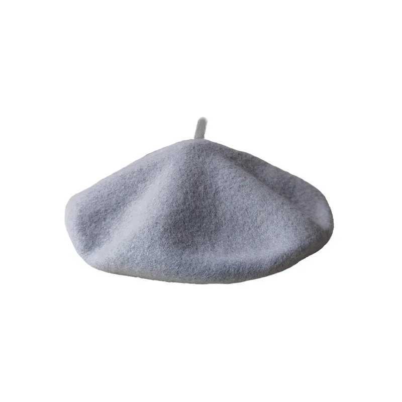 Beret with large head circumference small hot girl hat versatile autumn and winter female British retro artist hat XJ250807