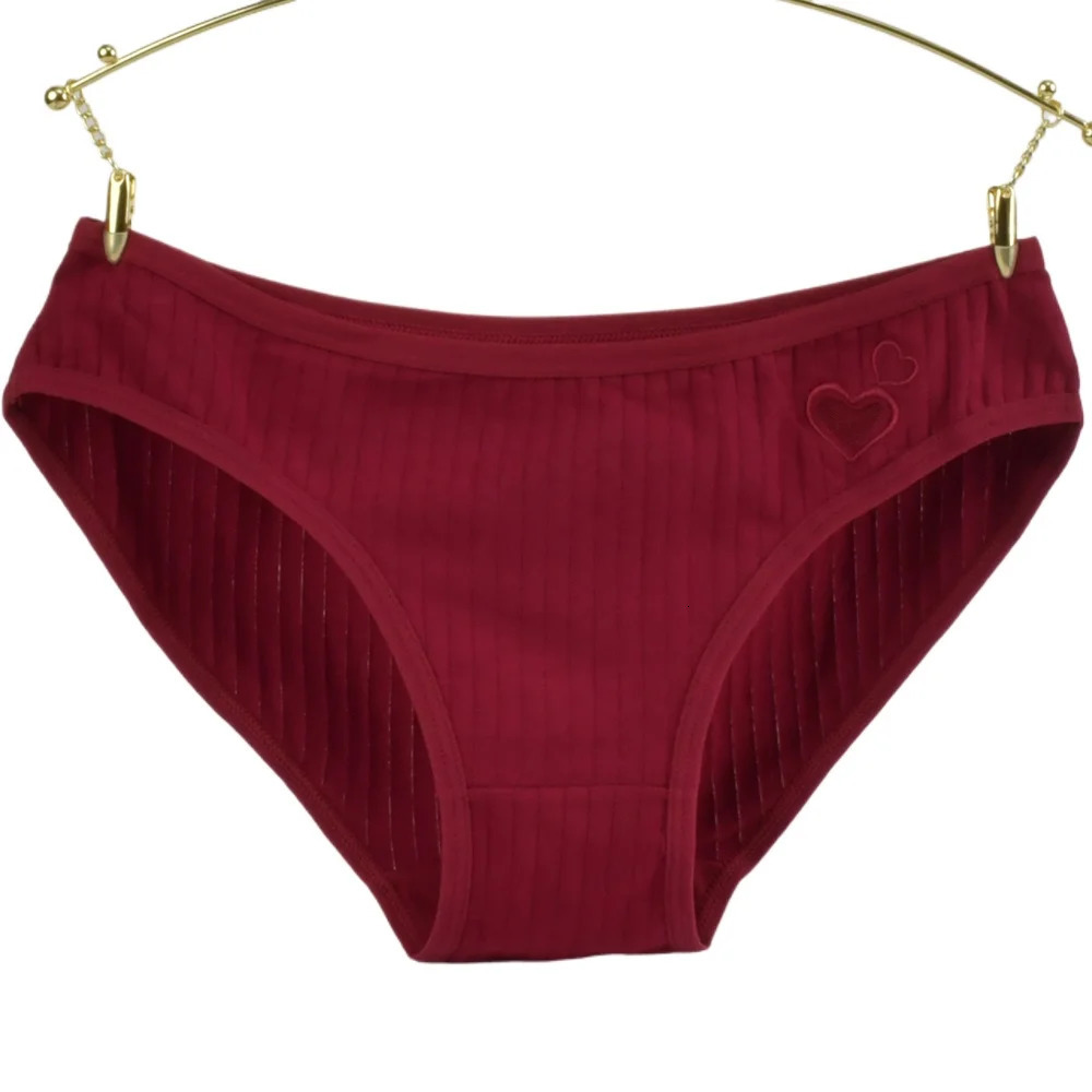 3Pcs Cotton Underwear LowRise Soft Stretch Briefs AntiChafing Comfortable Panties 2025 n Simple Breathable 250807