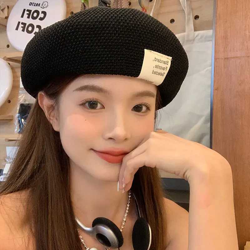 Summer Beret For Women New Style Small And Thin Versatile Big Head Circumference Painters Hat XJ250807