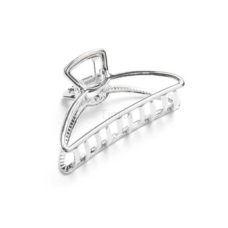 New Geometry Metal Hollow Hair Claw for Women Girls Hair Claw Vintage Hairpin Headband Crab Hair Clip Fashion Hair Accessories U250807
