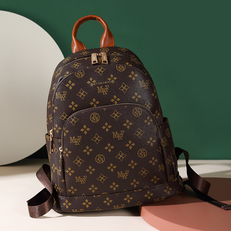MKF designer bag free shipping Light luxury high-quality backpack fashionable Large capacity casual versatile vintage handbag for women