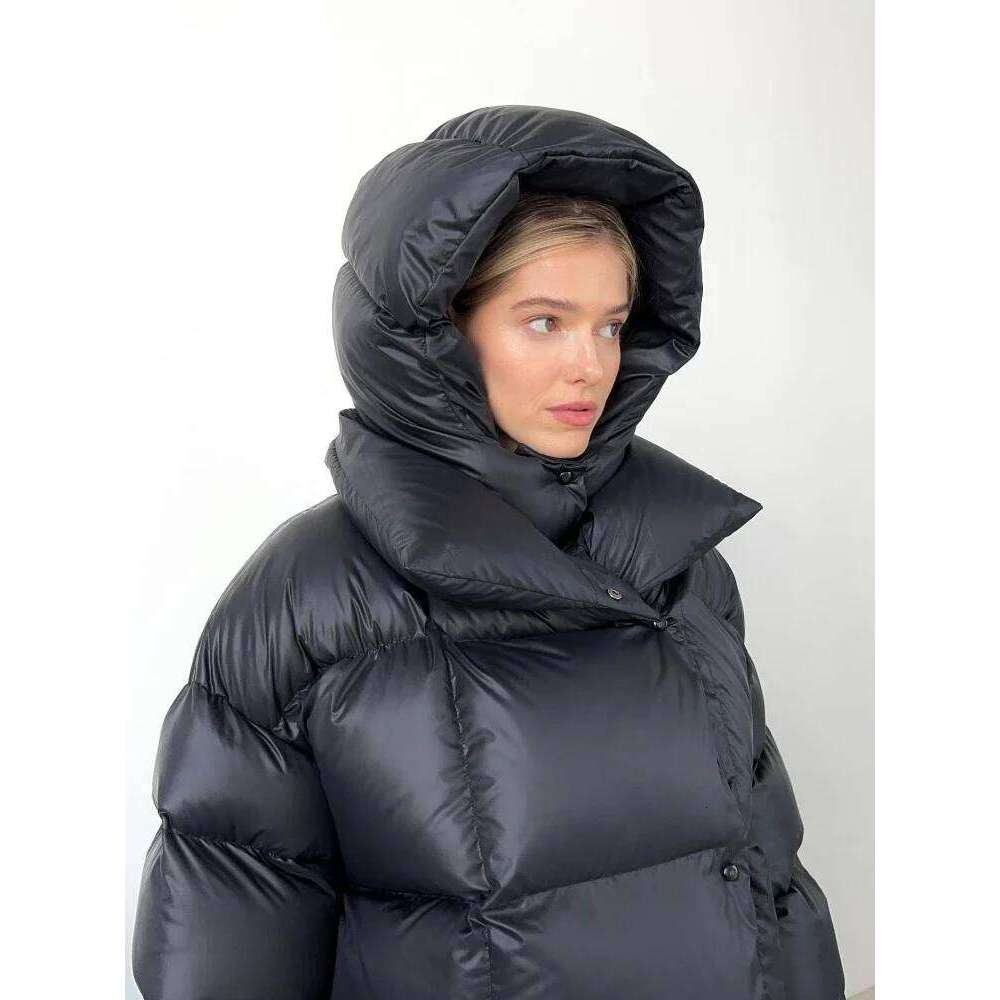 Designer Clothing 2025 TARUXY Thick Parkas Long Sleeve Top Women Autumn Winter Warm Coat Women's Street Fashion Hoodies Woman Cotton-Padded Jacke