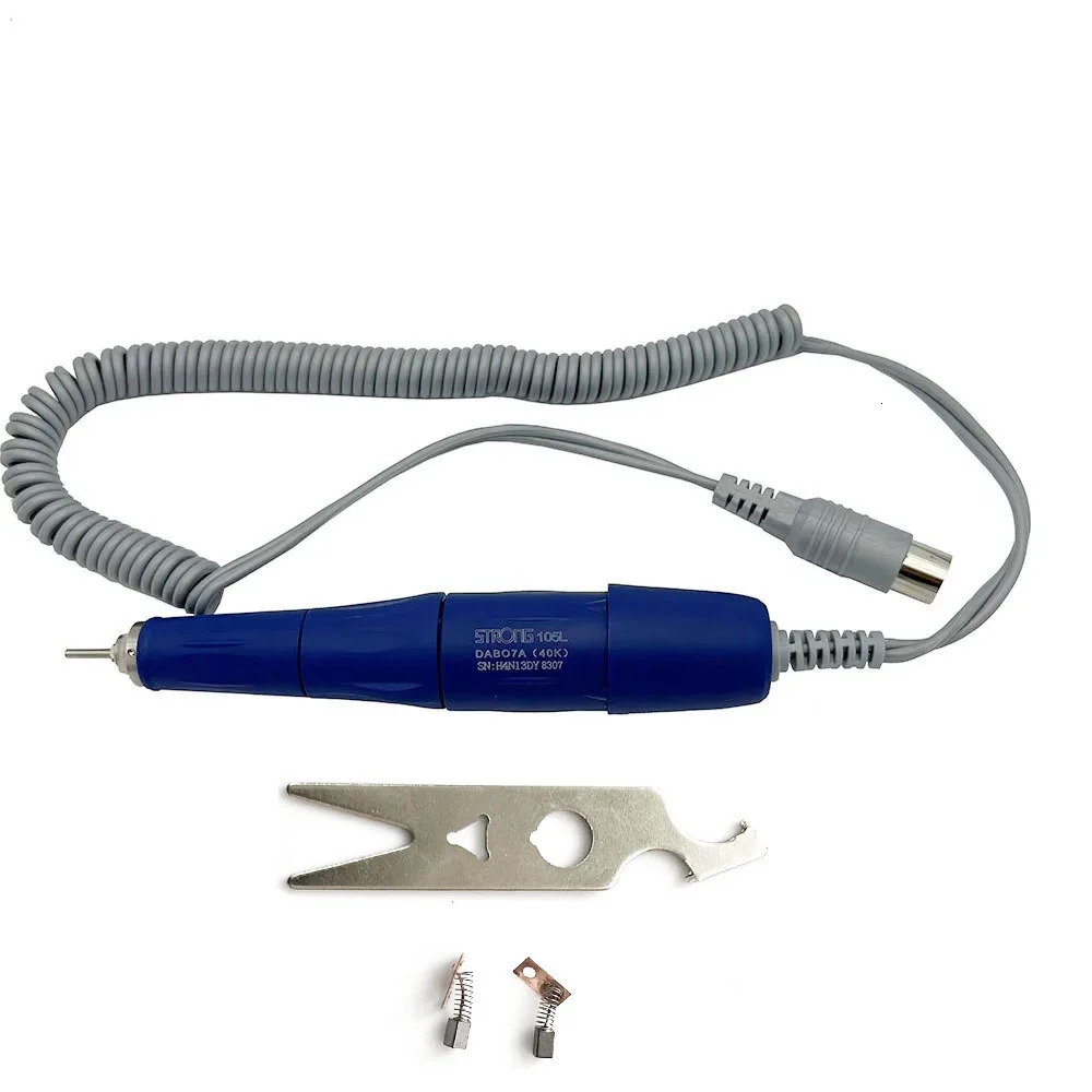 Strong 210 102L 102LN 105L 35K 40K 45K Electric MicroMotor Nail Drill Polisher Pen Electric Manicure Drill Nail Equipment Handle 250807