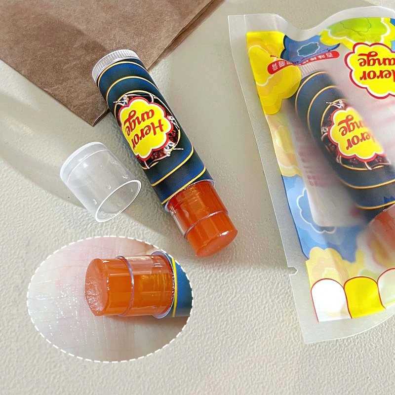 Multi flavor lollipop lipstick Hot Cocoa Lip Mask Moisturizes moisturizes and reduces lip lines for men and womenXJ250807