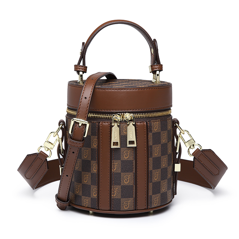 MKF designer free shipping Light luxury High quality casual barrel shaped bag versatile classic fashion handbag for woman dh911761540