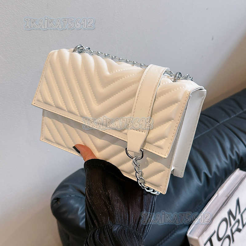 2024 Summer New Womens Bag Quilted Bag Niche Trend Crossbody Bag Chain Underarm Bag H250806