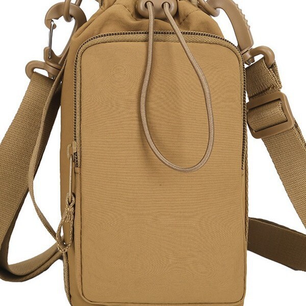 New Crossbody Small Phone Outdoor Travel Water Bottle Casual Sports Handheld Drawstring Bag For Men And Women