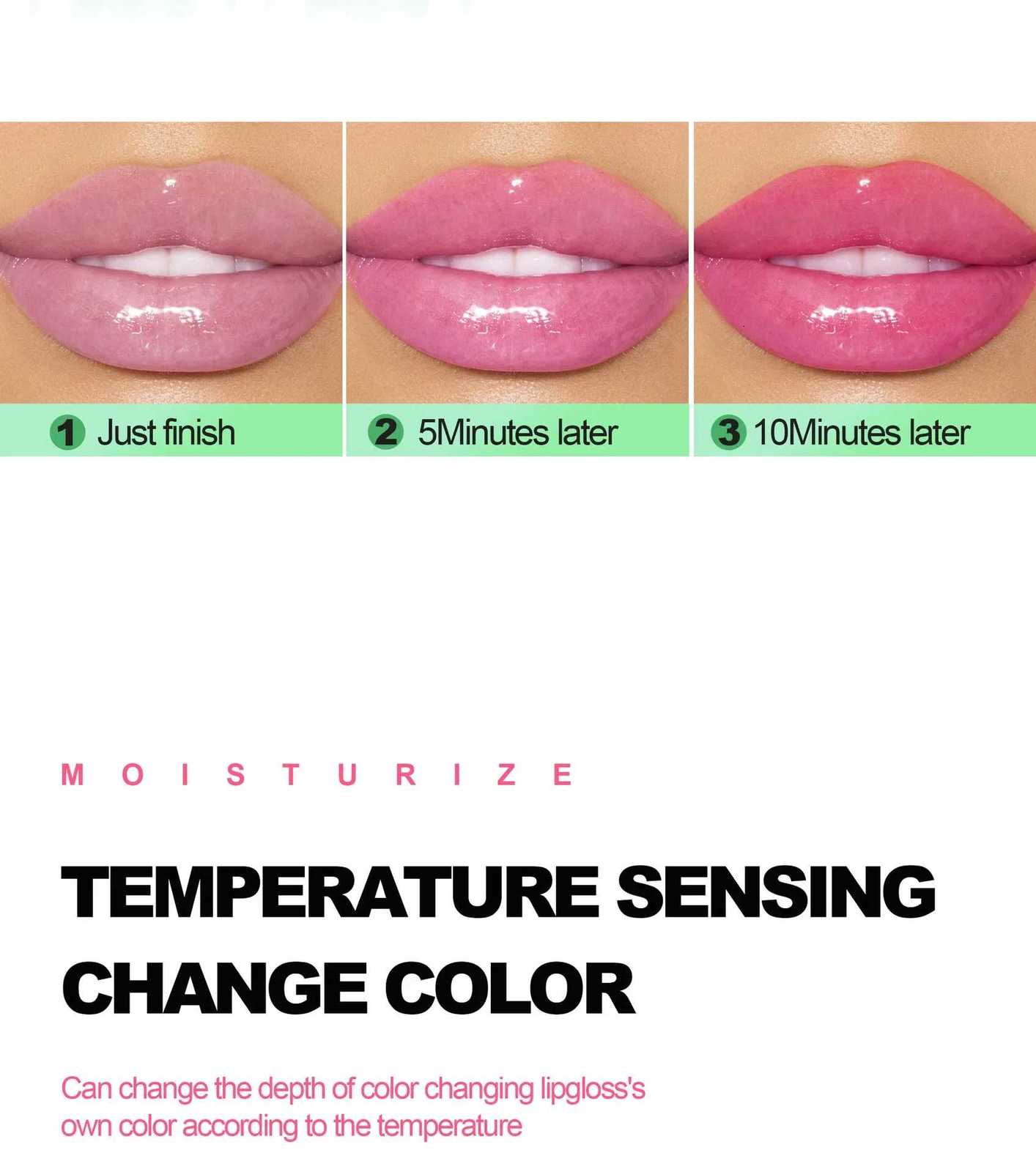 Magic Lip Balm Color Change Natural Moisture Lipstick Gloss Lip Oil Temperature Nutritious Safe Ingredients Care Makeup LipsXJ250807