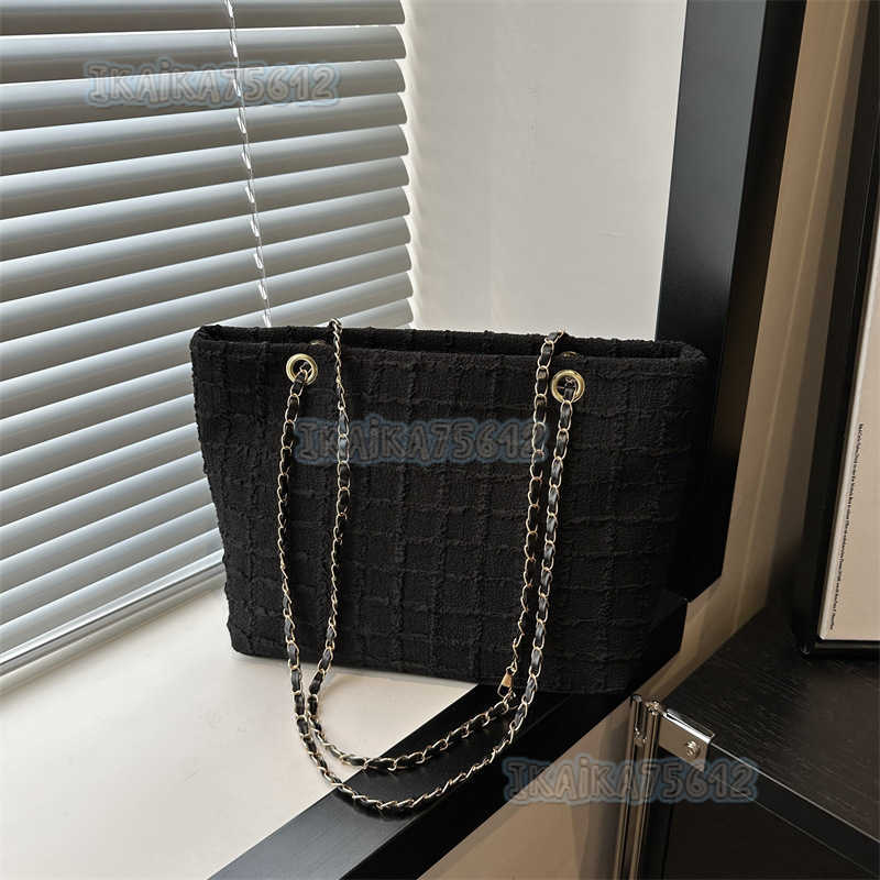 Large Capacity Womens Chain Shoulder Bag 2024 Spring Summer New Versatile Underarm Bag Commuter Tote Bag H250806