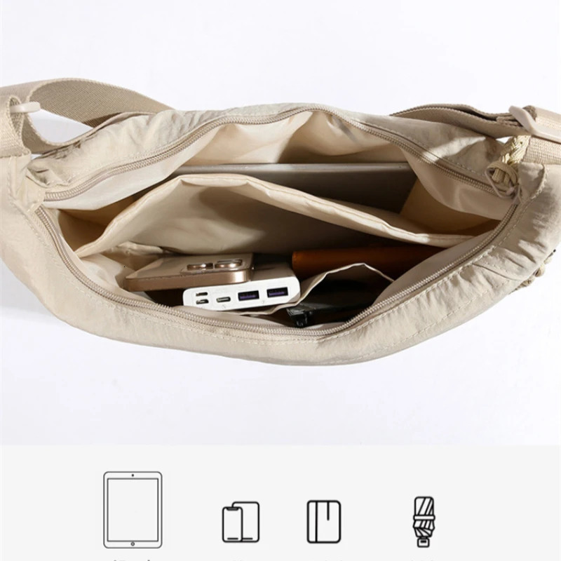 Nylon Shoulder Bag High Capacity Womens Crossbody Messenger Bag Leisure Versatile purses and handbags Tote Hobos Bag 250731