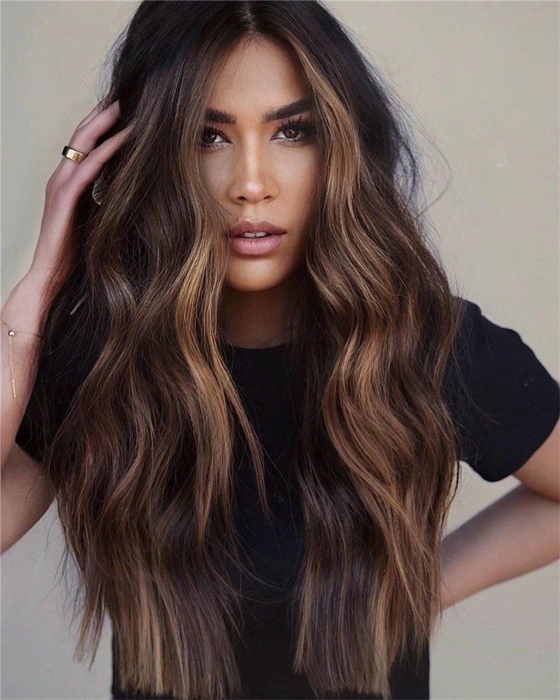 P4/27 Highlight Ombre Brown Body Wave 13x6 Human Hair Wig Wear And Go Colored 13x4 HD Lace PrePlucked 30 40 Inch Wigs For Women Synthetic