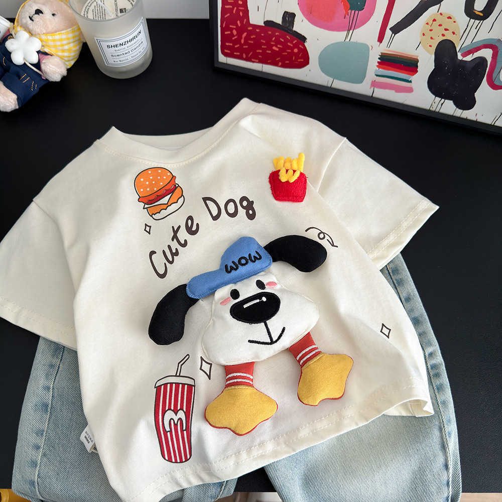 Tshirts Boys Designer T Shirt Luxury Girls Tees Baby Clothing Designers Brand TShirts Kids Short Sleeve 8 High Quality Tops Children Clothes DPD240627