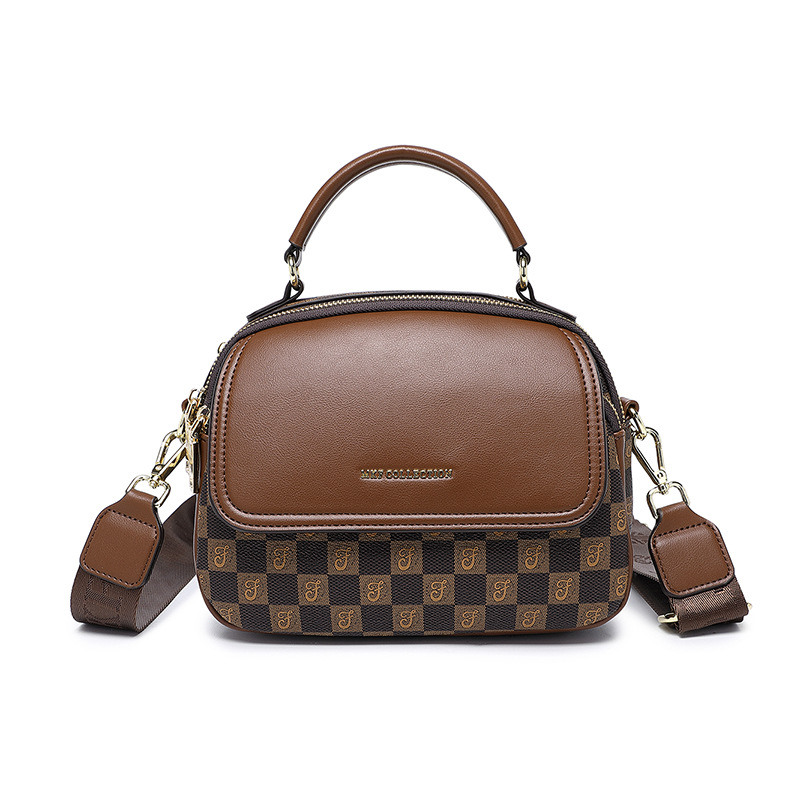MKF designer bag free shipping Light luxury High quality vintage circular bag versatile classic high-capacity fashion handbag for woman