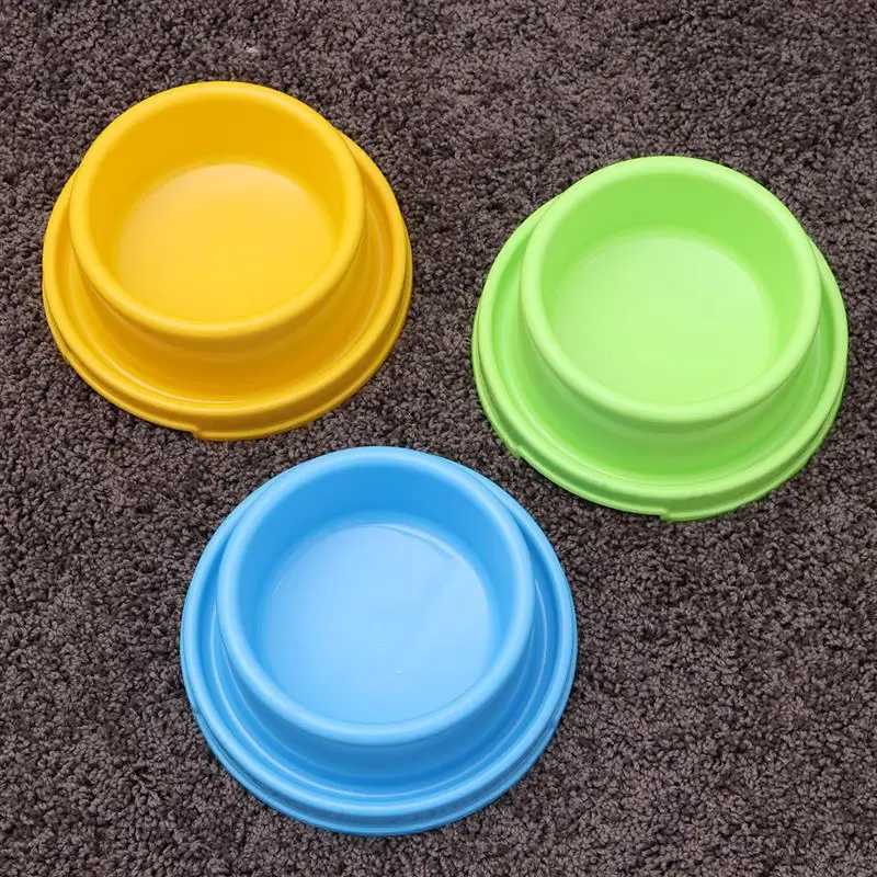 Bowls Bowl Dog Cat Food Pet Feeding Ant Water Proof Feeder Anti Pets Puppy Dish Outdoor Drinking Stainless Dispenser Set Dogs Y250806