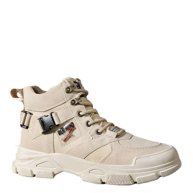 Autumn Men's NEW Anti-Scald Welding Canvas Pure Black Dirt-Resistant High-Top Martin Boots Thick Sole Non-Slip Construction Site Safety Shoes for