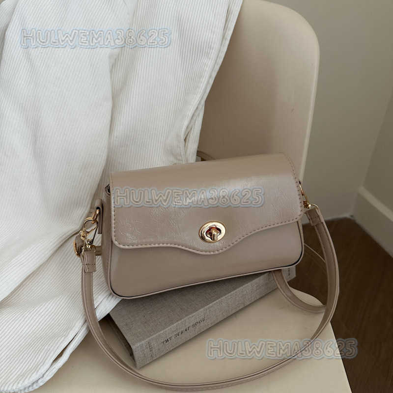 2025 Summer New Womens Bag Versatile Handheld Small Square Bag Fashion Simple High-quality Single Shoulder Crossbody High-end Feel Women H250806