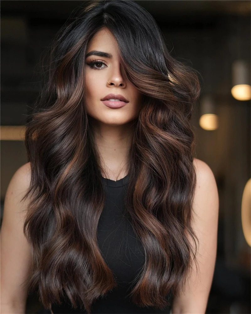P4/27 Highlight Ombre Brown Body Wave 13x6 Human Hair Wig Wear And Go Colored 13x4 HD Lace PrePlucked 30 40 Inch Wigs For Women Synthetic