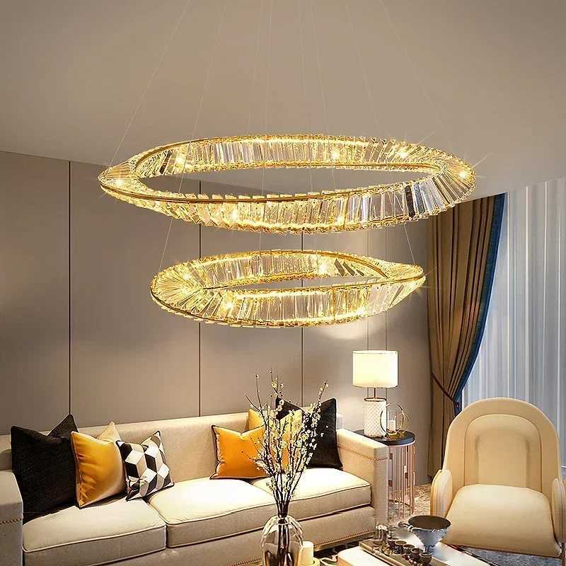 Modern Chandeliers Ceiling Hanging Led Lighting Indoor Crystal Pendant Lamp Led Ceiling Luxury Fixture Light Chandelier for Home X250807