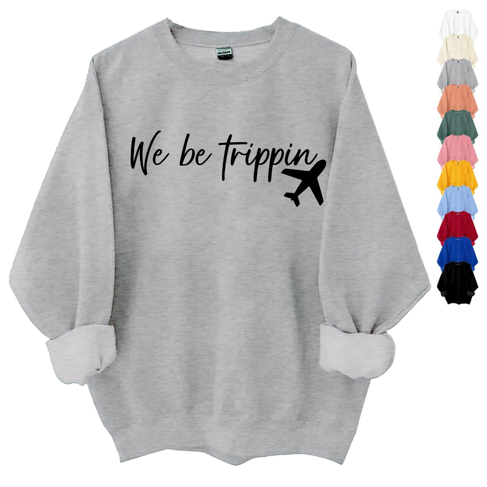 Free Shipping Designer Hoodie 2025 New Style Women's Printed Round Neck Sports Shirt Casual Round Neck Pullover Long Sleeved Shirt