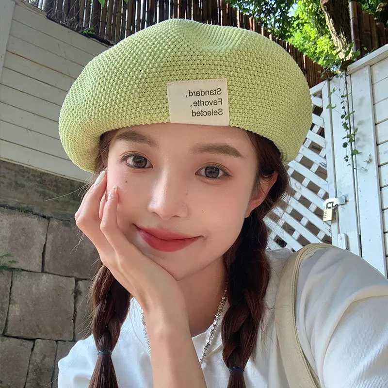 Summer Beret For Women New Style Small And Thin Versatile Big Head Circumference Painters Hat XJ250807