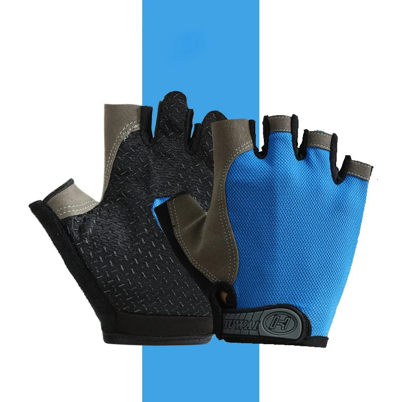 Half Finger Gloves AntiSlip Antisweat Gym Fitness Fishing Cycling Outdoor Summer UV Protection Equipment 250729
