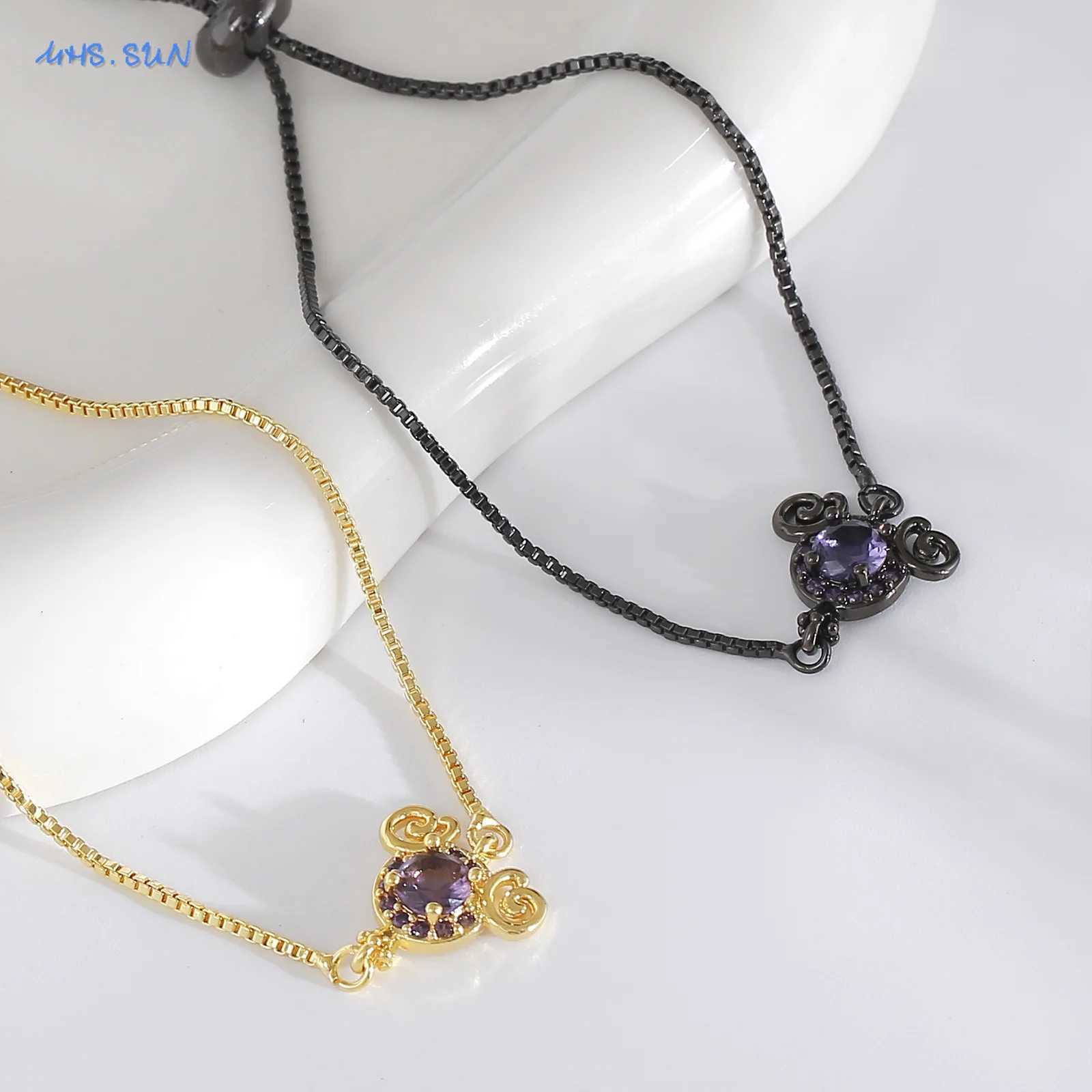 Sunsl Pumpkin Carriage Chain Bracelets Shiny Cubic Zircon Gold Color Bracelet Banquet Party Adjustable Jewelry For Women Men W250807