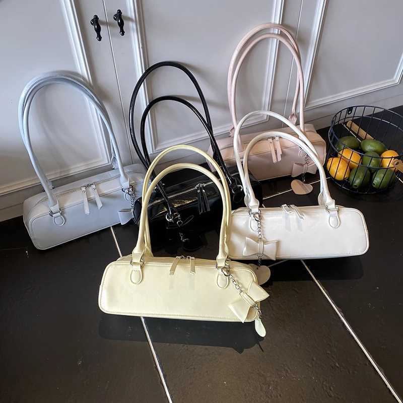 Leftside Small PU Leather Underarm Bags for Women 2025 Spring Y2K New Trend Fashion Shoulder Tote Bag Handbags and Purses Z250807