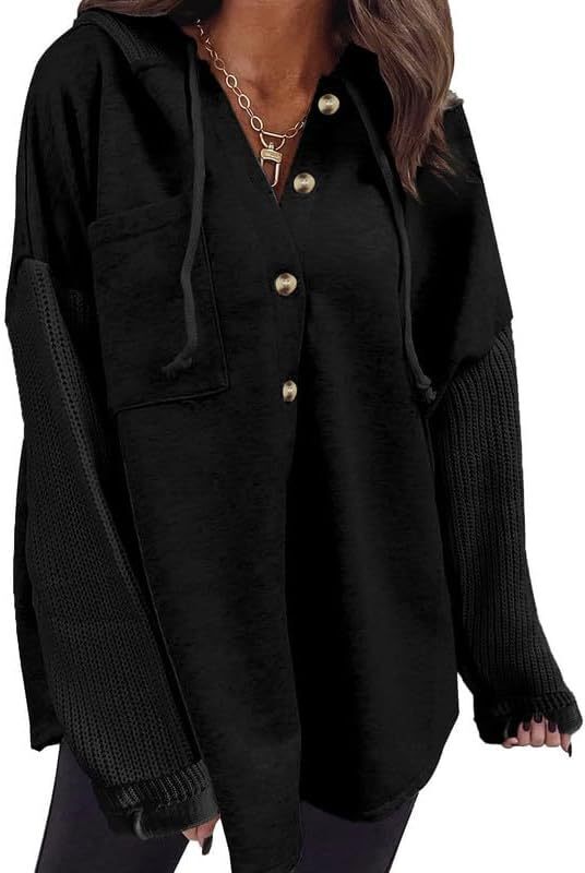 Free Shipping Designer Hoodie 2025 New European And American Women's Loose Casual Long Sleeved Button Up Hooded Sports Jacket