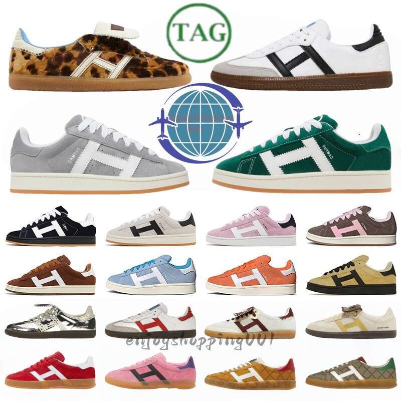 2025 New Designer Shoes Campus 00s Design Casual Handball Shoes Mens Womens Snekers Navy Scarlet Black Scarlet Gum Clear Pink Arctic Night Light Black Yellow