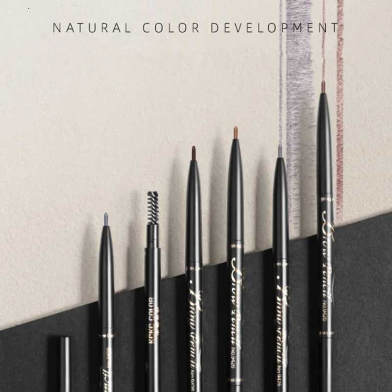 KCKC Color Eyebrow Pencil Brow Enhancer Pen Double Fine Head and Brush Long Lasting Eye Brow Definer Cosmetics Easy to Wear W250807
