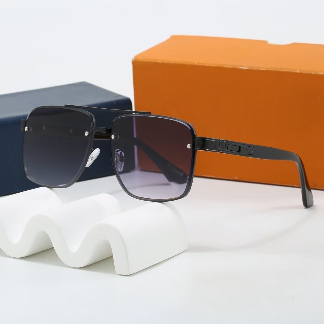 Fashion Classic Attitude For Men Square Frame Designer Sunglasses Unisex UV400 Protection Gold Plated Glasses Frames Eyewear Lunettes01