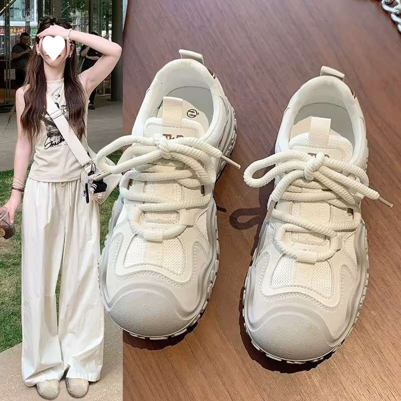 Designer Women's Sports Shoes 2025 New Multi functional Running Shoes Breathable Dad Shoes