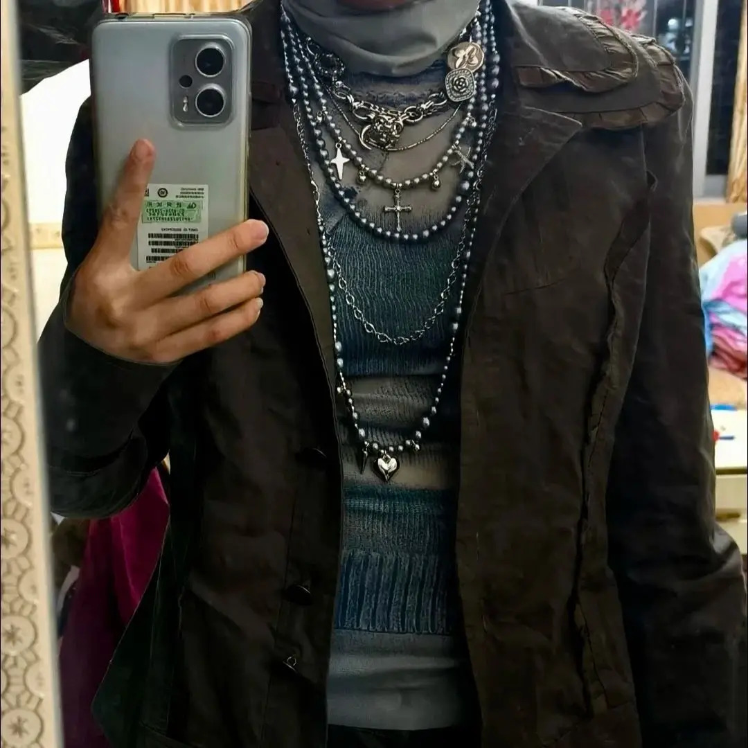 Original Heavy Industry Steel Body Chain Jeans Body Clothing Accessories Necklace Same Style for Men and Women 250806