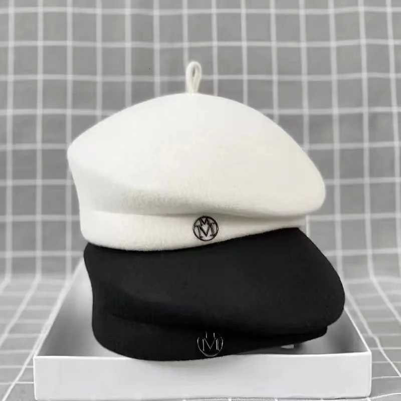 Classic Ladies Beret Hat Fancy Wool Felt Hat Warmer Winter Hat C White Black Women Fedora Hat Fascinator Pillbox Hat Formal XJ250807