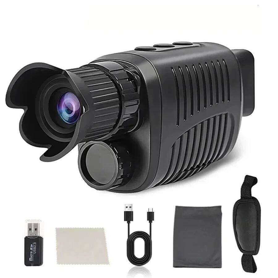 Digital Monocular Infrared Optical X Zoom Photo M Long Range Telescope For Hunting Monocle Night Vision