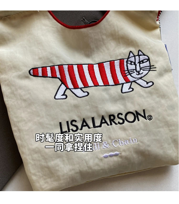 Embroidered canvas bag for women; light single shoulder bag for spring and summer; cross-body handbag. 250805