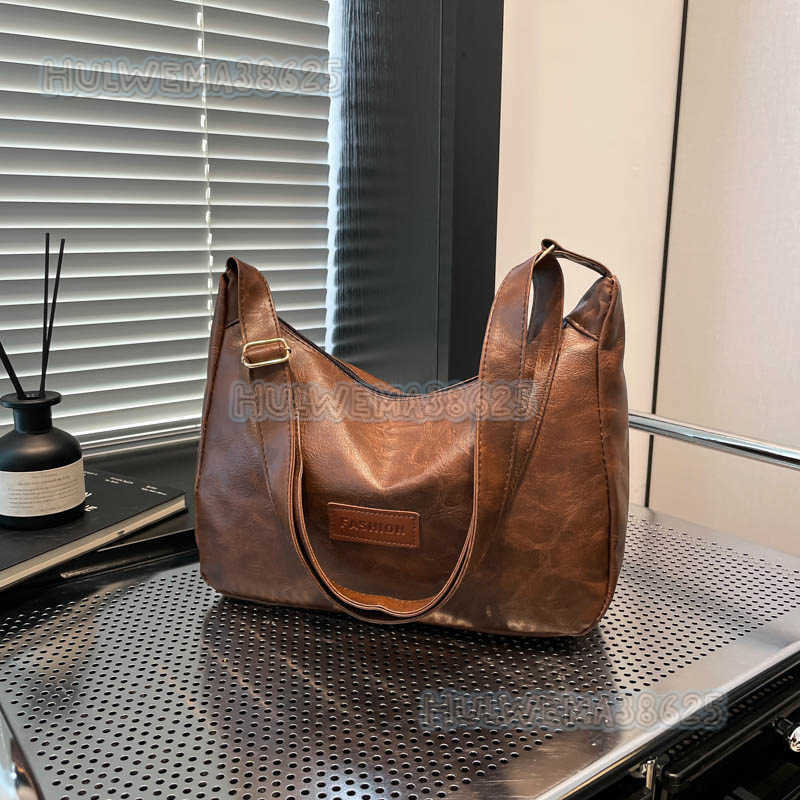 2025 New Fashion Simple Shoulder Bag Large Capacity Tote Bag Casual Crossbody Bag Style Womens Underarm Bag H250806