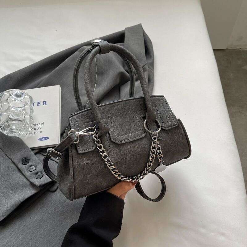 European and American Leisure Shoulder for Women 2024 New Simple Texture Crossbody Fashion Handbag Small Square Bag