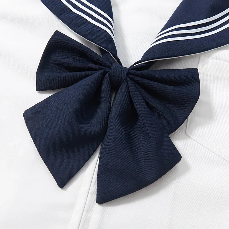 Girls School Uniform Jk Sailor Suit with Tie Three Basic Womens Skirt Outfit for Students 250729