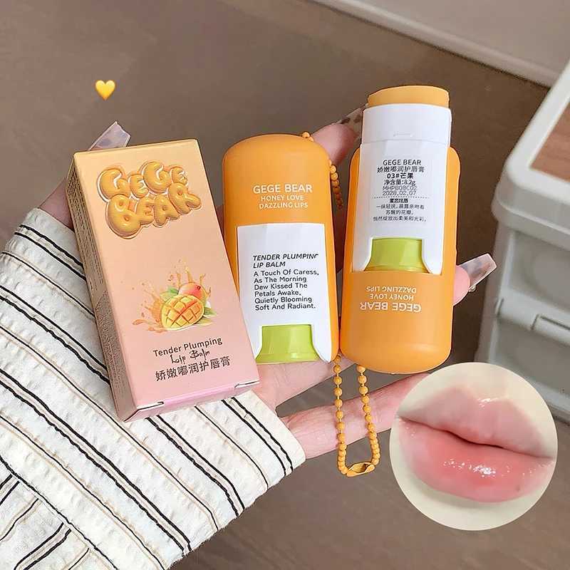 Jelly Grape Lip Balm Lip Stick Fruit Moisturizing Anti-drying Lip Care Serum Primer Makeup Long-Lasting Plumping Clear LipglossXJ250807