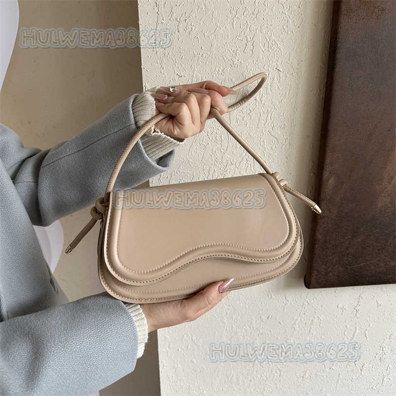 Trendy Fashion Solid Color Style Single Shoulder Bag for Women 2023 Winter New Versatile Underarm Bag Elegant Womens Bag H250806