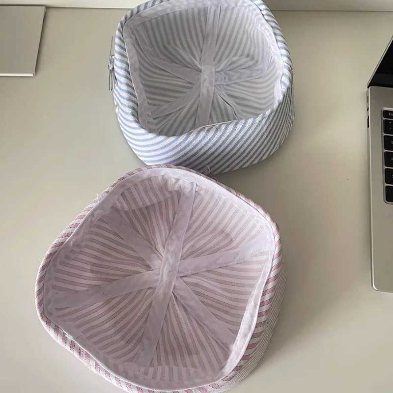 Original Y2k Janese Diamond Bow Decorative Sailor Hat Spring and Summer Womens Sweet Striped Flipped Brim Fashion Beret XJ250807