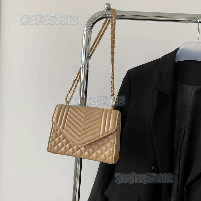 Trendy Fashion Quilted Embroidery Chain Small Bag for Women 2024 Spring New Versatile Small Square Bag for Women H250806