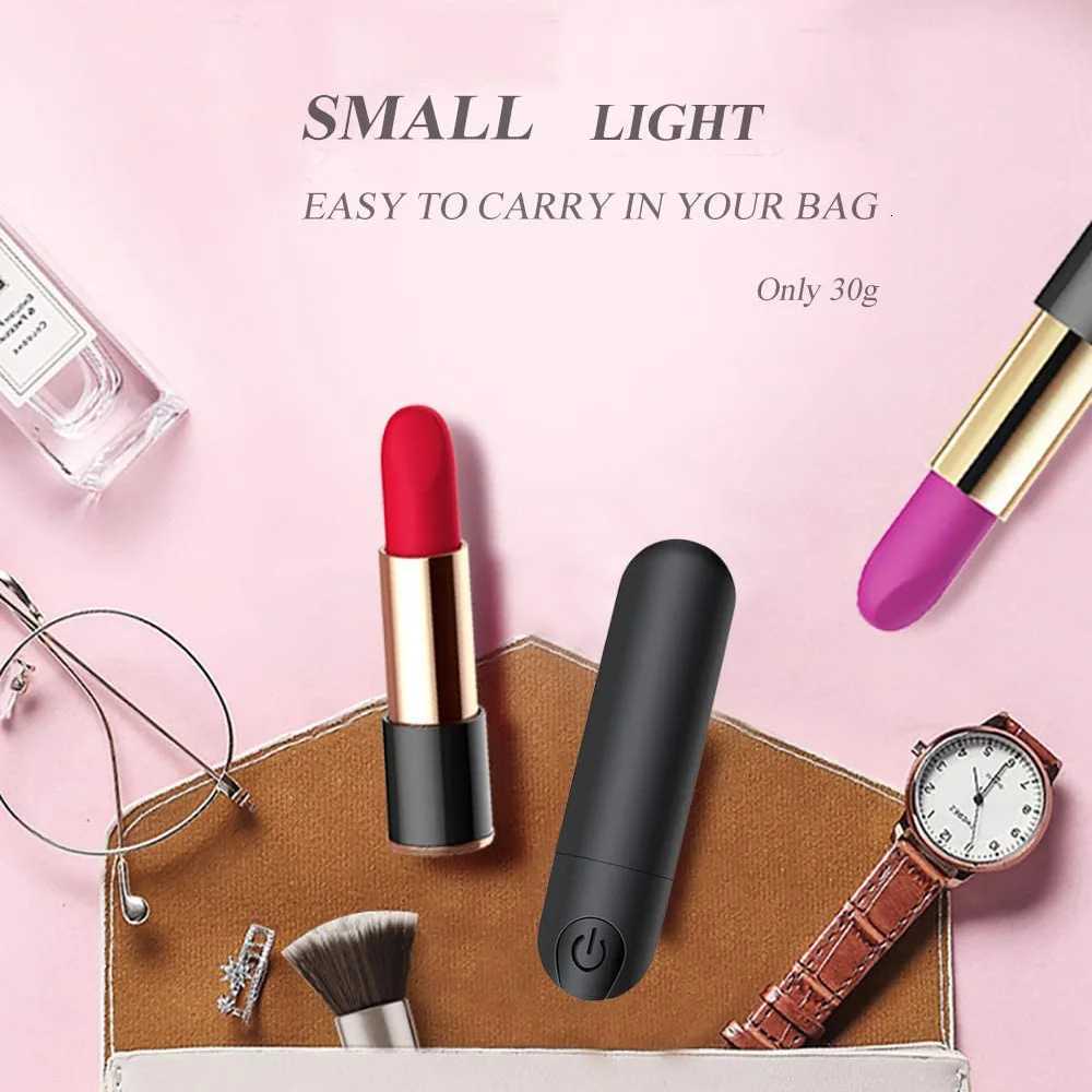 USB Charge Mini Powerful Bullet Vibrator for Women Clitoral Stimulator Vaginal G Spot Masturbation Erotic Vibrators Adult Sex Toys W250807