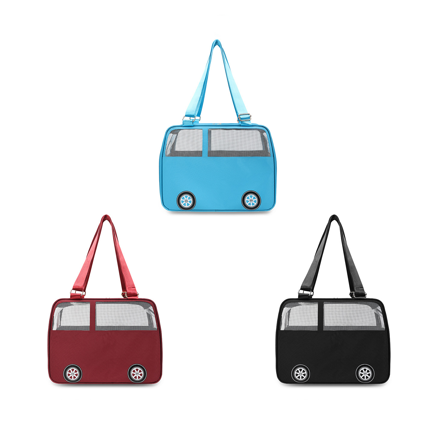 Beni Pet Stylish New Design: Durable Two-Pocket Breathing Companion Animal Portable Transport Case