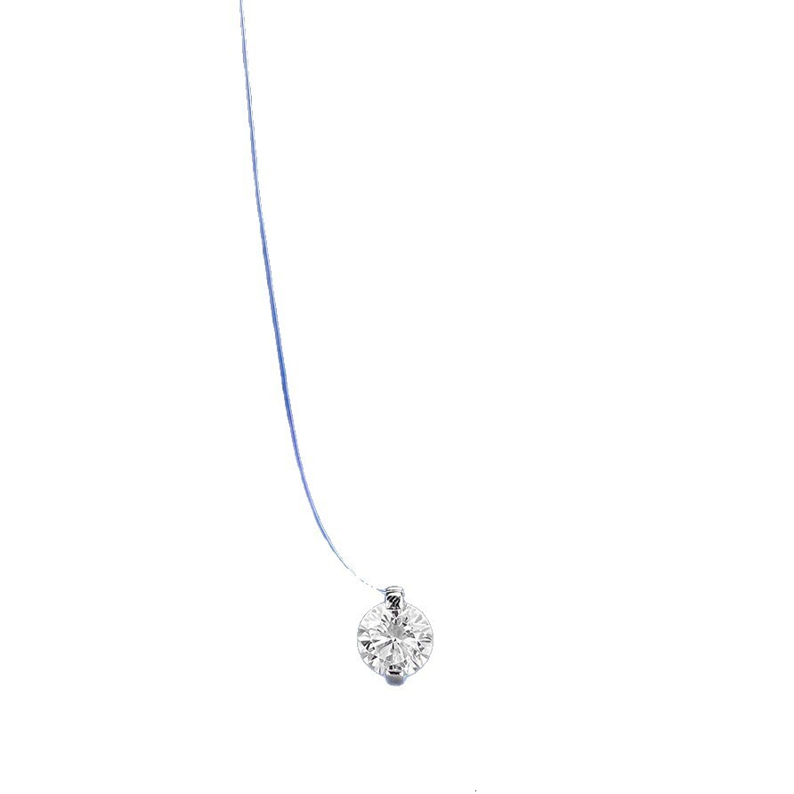 Hui Zhi Wing Jewelry Empress S Sier Invisible Fish Line Necklace Summer Same Style Classic Collarbone Chain