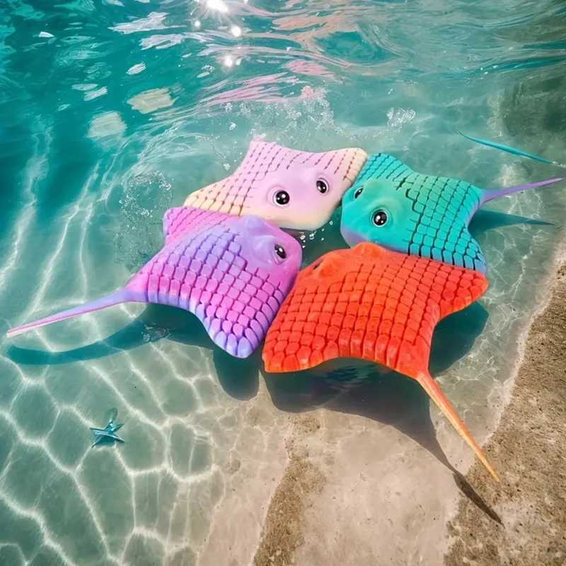 3D Printed Manta Ray Fidget Toy Multicolor Articulated Sensory Devil Fish Animal Models Home Desktop Ornament Z250807