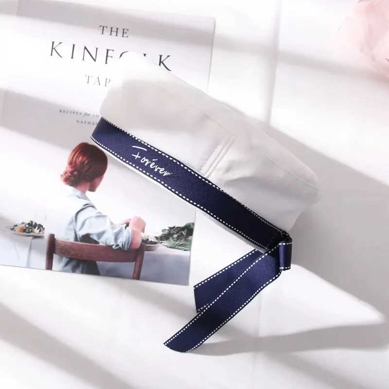 Japanese School Style Cute Beret Summer Lightweight Sailor Hat Black White Preppy Uniform C Kaii Fashion Accessory XJ250807