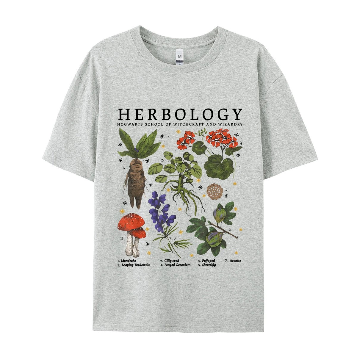 Unisex Fashion Tee with Unique Prints Comfortable Round Neck T shirt