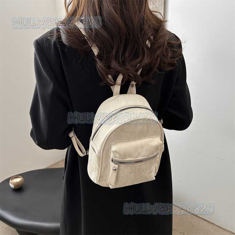 Fashion Casual Bag for Women 2024 New Mini Backpack Versatile Travel Backpack Commuting Outdoor College Student H250806